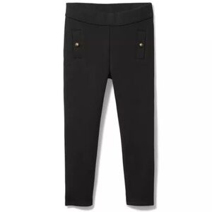Janie + Jack | Black Button Ponte Pant | Size 5